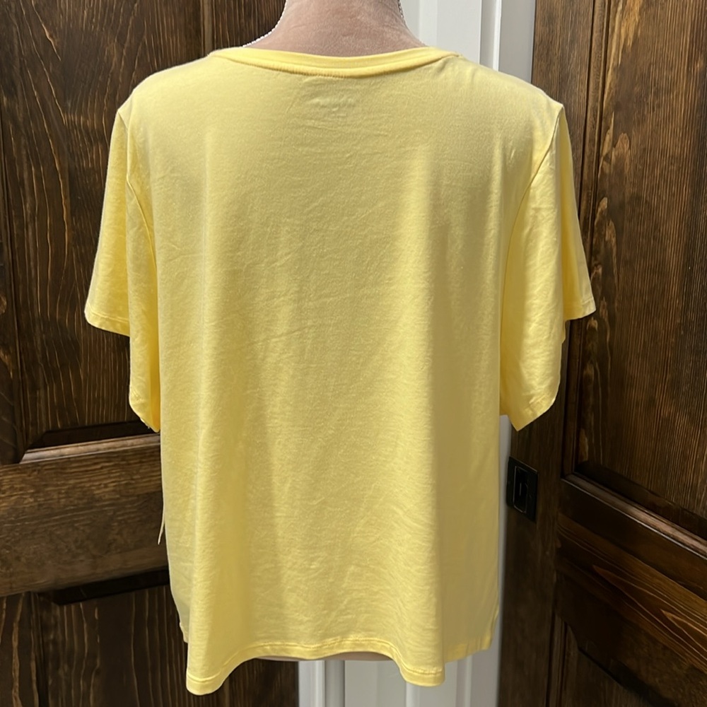 NWT Yellow Tee - Picture 2 of 3